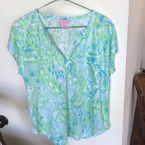 Loose fitting casual t top